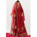 Red Open cut Anarkali Outfit